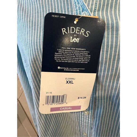 Women Long Sleeve Button Down by Lee - Picture 4 of 5